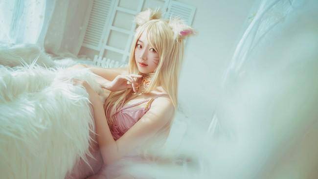 英雄联盟阿狸cosplay Cn：阿八八八w(图8)