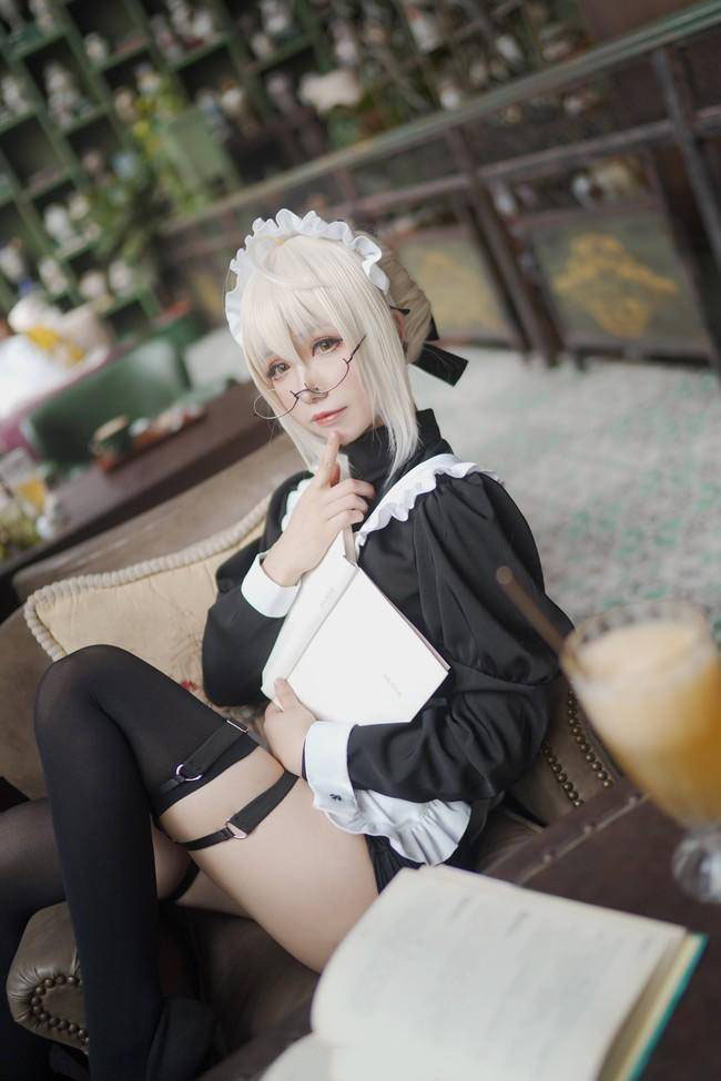 迷之女主角X女仆绝对领域 Cn：coser衣衣(图1)
