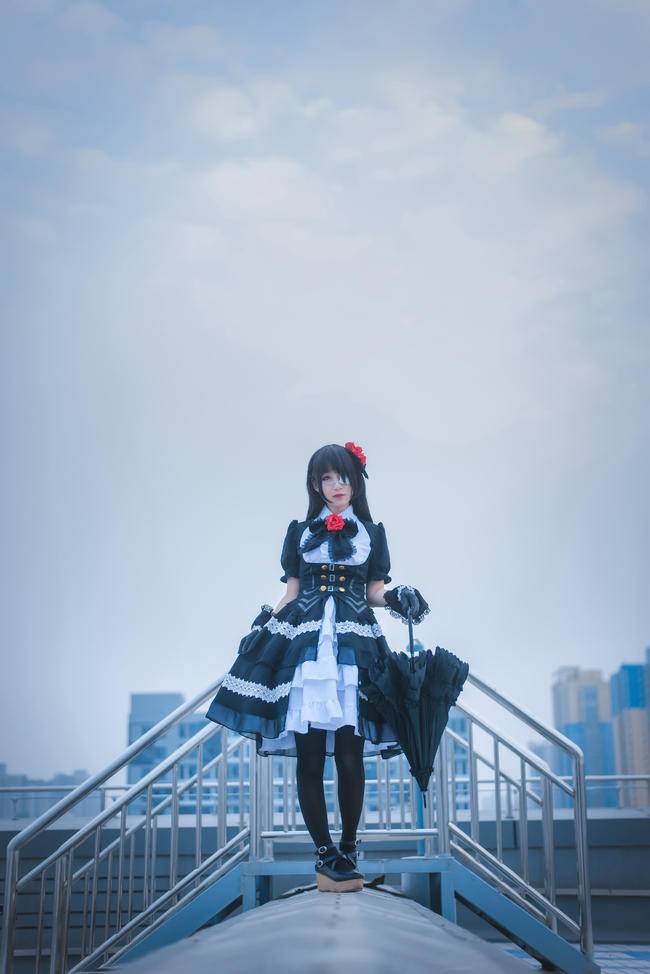 时崎狂三cosplay，出境人：季玖(图6)