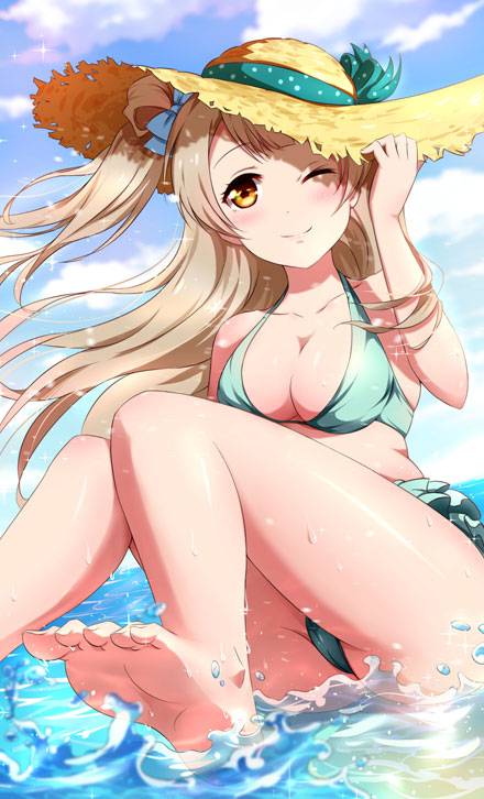 二次元性感美足少女福利图(图1)