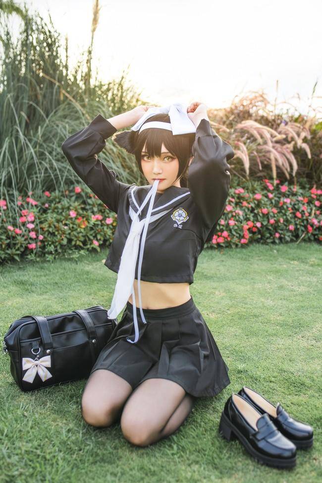 碧蓝航线 高雄獒cos Cn：戯言呱呱(图1)