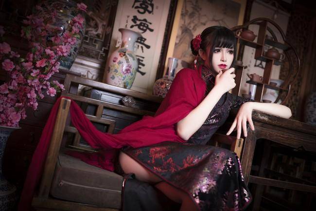 黑塔利亚 王秋雁cosplay Cn：酒心绵糖(图6)