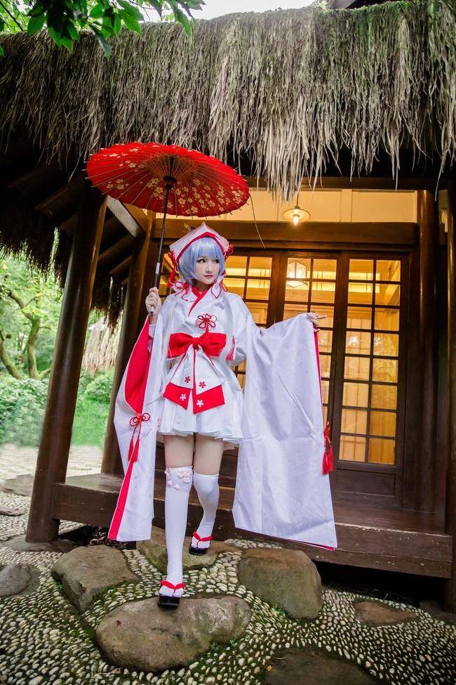 VOCALOID 洛天依cosplay Cn：白无垢(图1)