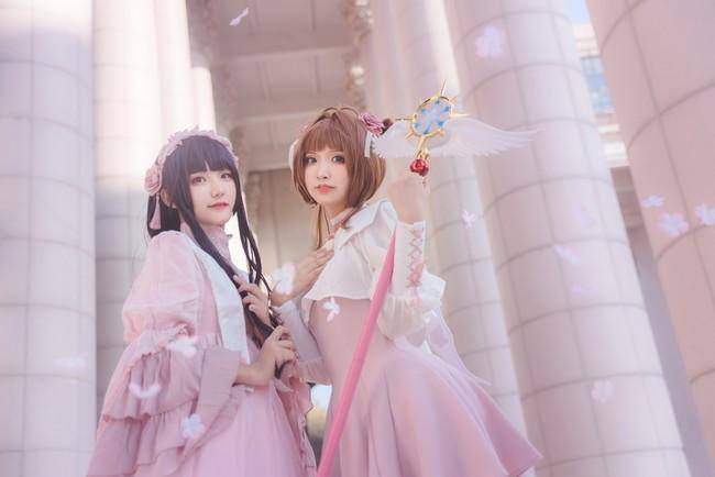 木之本樱 大道寺知世cosplay(图7)