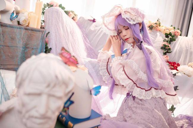 帕秋莉姆cosplay Cn：粉红草莓屁(图13)