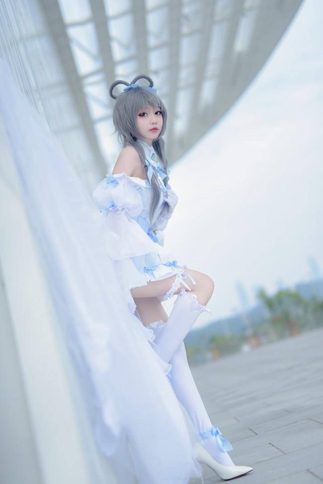 洛天依cos绝对领域 Cn：A_月姬(图1)