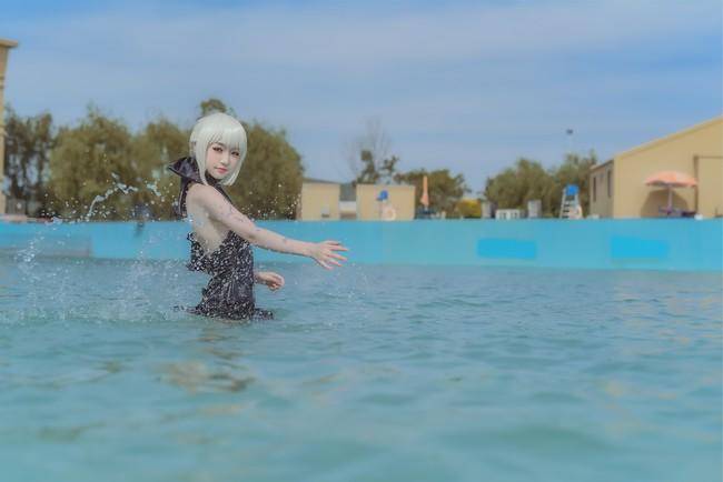 阿尔托莉雅alter泳装cos Cn：泡泡(图8)
