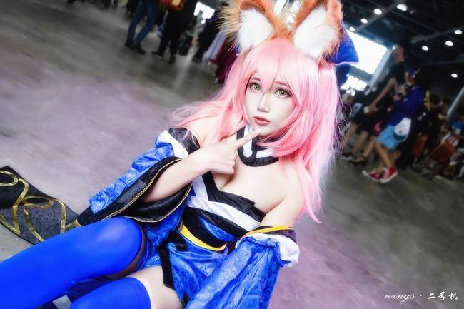 蓝色丝袜 玉藻前cos Cn：兔哥w(图6)