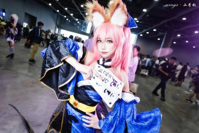 蓝色丝袜 玉藻前cos Cn：兔哥w(图8)