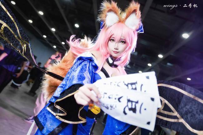 蓝色丝袜 玉藻前cos Cn：兔哥w(图7)