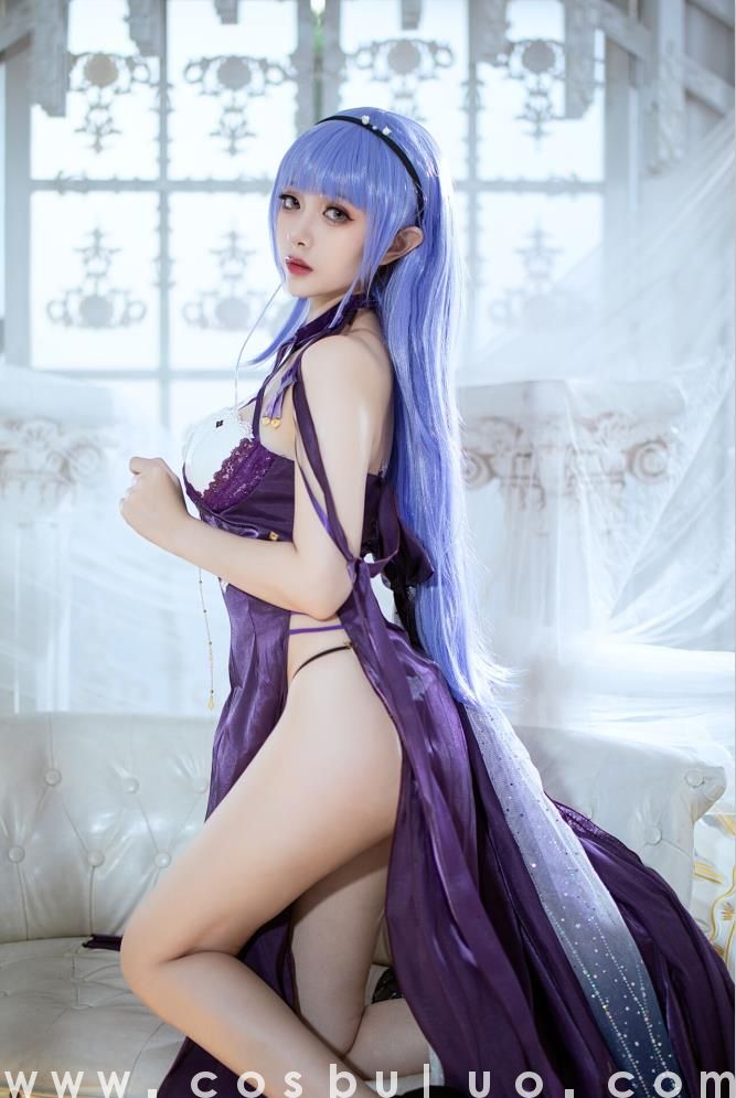 碧航蓝线  黛朵Cosplay  Cn：LOL女寡妇【24P-55MB】(图1)