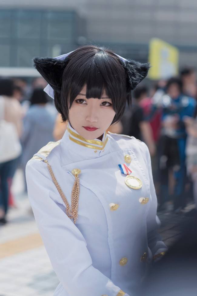 碧蓝航线 高雄獒cosplay Cn：三笑(图9)