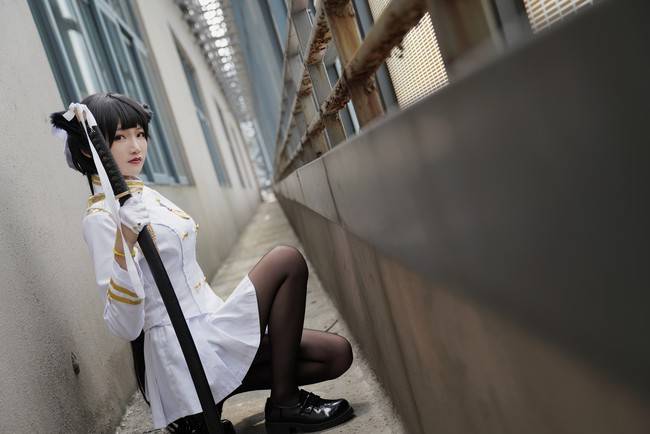 碧蓝航线 高雄獒cosplay Cn：三笑(图10)