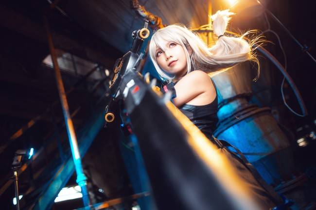 明日方舟 斯卡蒂cosplay Cn：寞羽(图7)