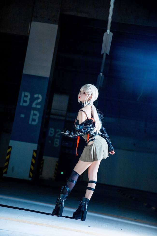 FateGrand Order 黑呆cosplay Cn：啾咕啾_蓝缡(图4)