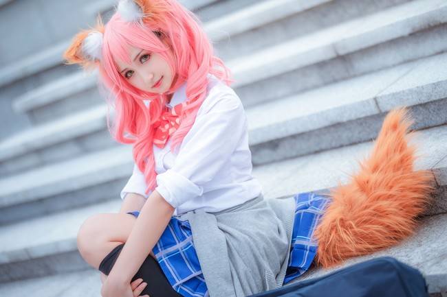 玉藻前cosplay Cn：芝士不想被吃(图5)