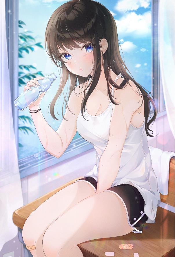 [Pixiv精选]认真的证明。女孩的汗水插画特辑(图10)
