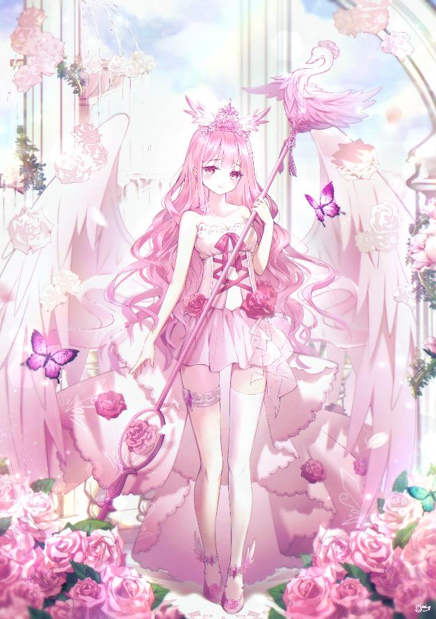 [Pixiv精选]艳丽色彩。印象深刻的粉色插画特辑(图7)
