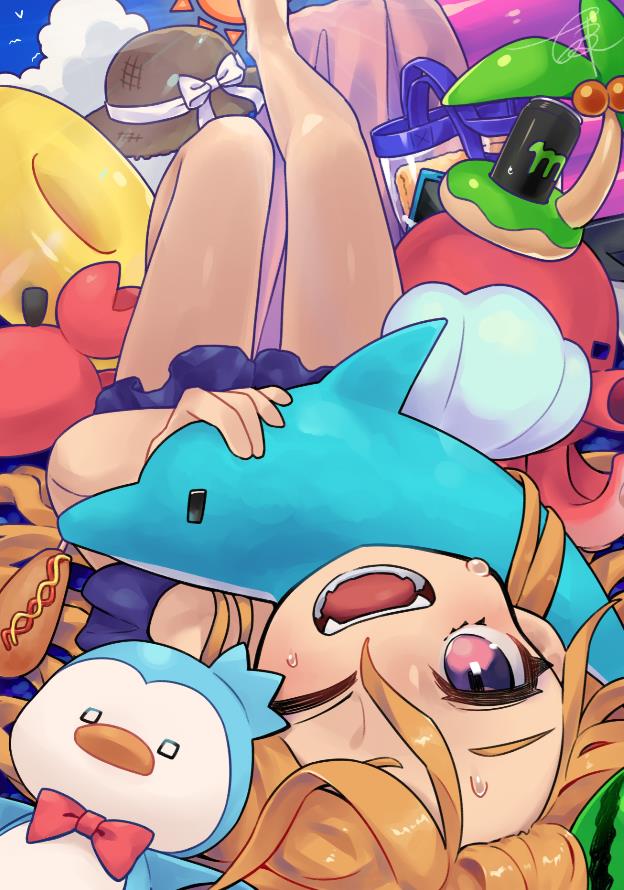 [Pixiv精选]慵懒表情好性感♡仰躺女孩插画特辑(图2)