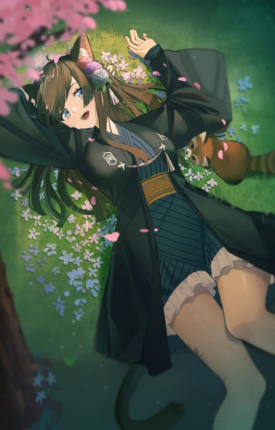 [Pixiv精选]慵懒表情好性感♡仰躺女孩插画特辑(图5)