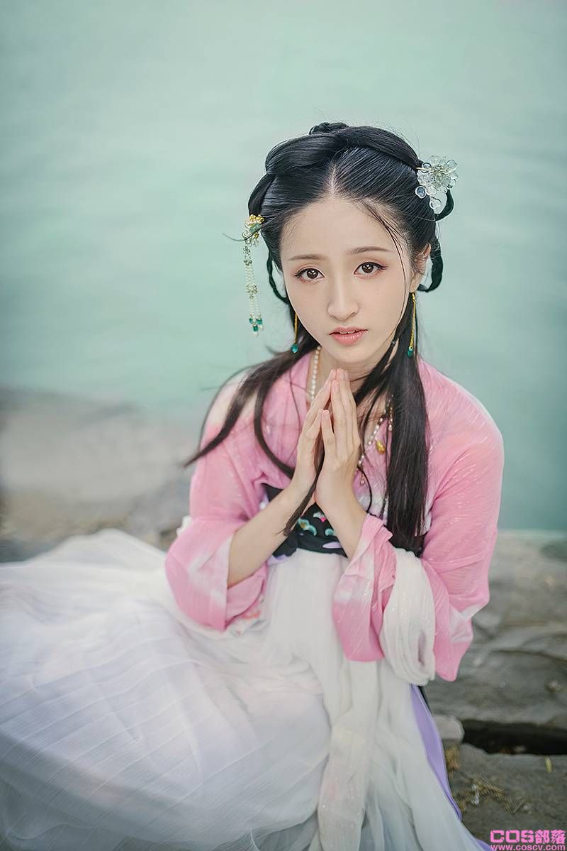 汉服写真 风莲入梦Cn：璐瑶想养白狗(图16)