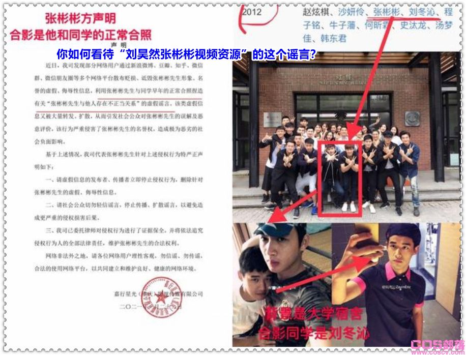 你如何看待“刘昊然张彬彬视频资源”的这个谣言？(图2)