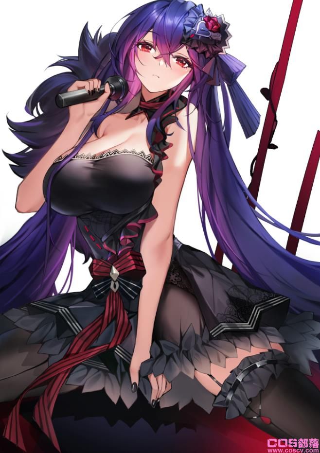 [Pixiv精选]散发神秘感。紫发女子插画特辑(图6)