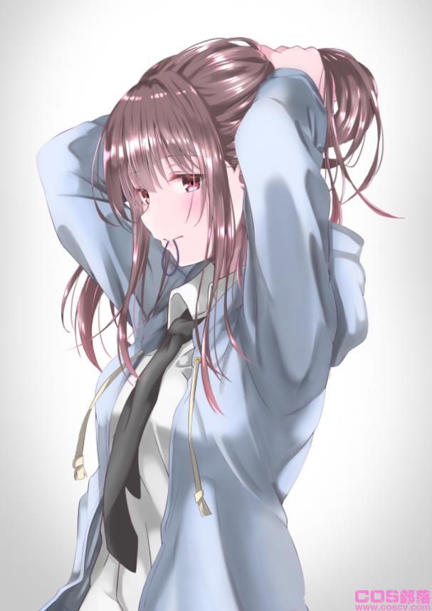 [Pixiv精选]轻轻系起。领带女子插画特辑(图13)