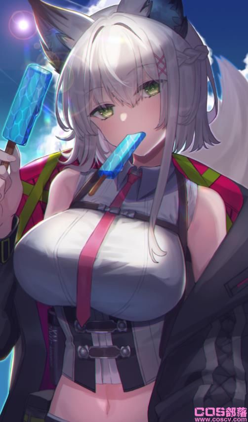 [Pixiv精选]要来一口吗？「叼着冰棒」插画特辑(图1)