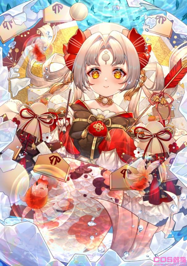[Pixiv精选]水中一点红。金鱼插画特辑(图1)