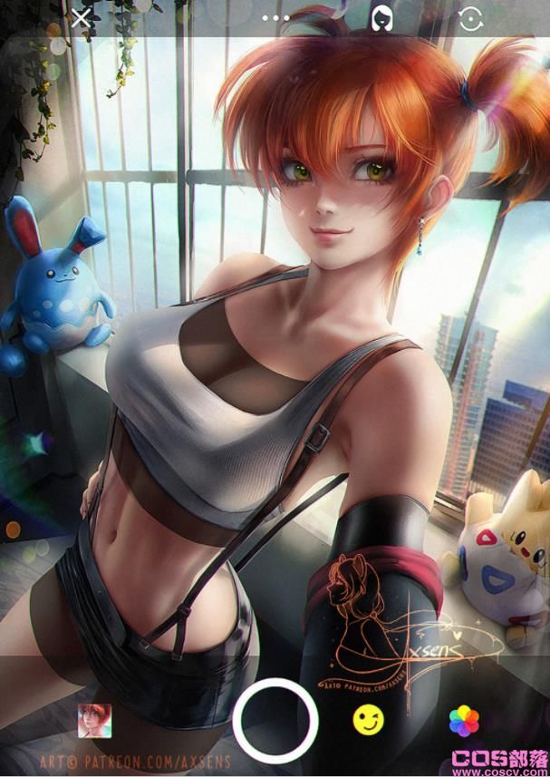 [Pixiv精选]动感又可爱♡背带女子插画特辑(图9)