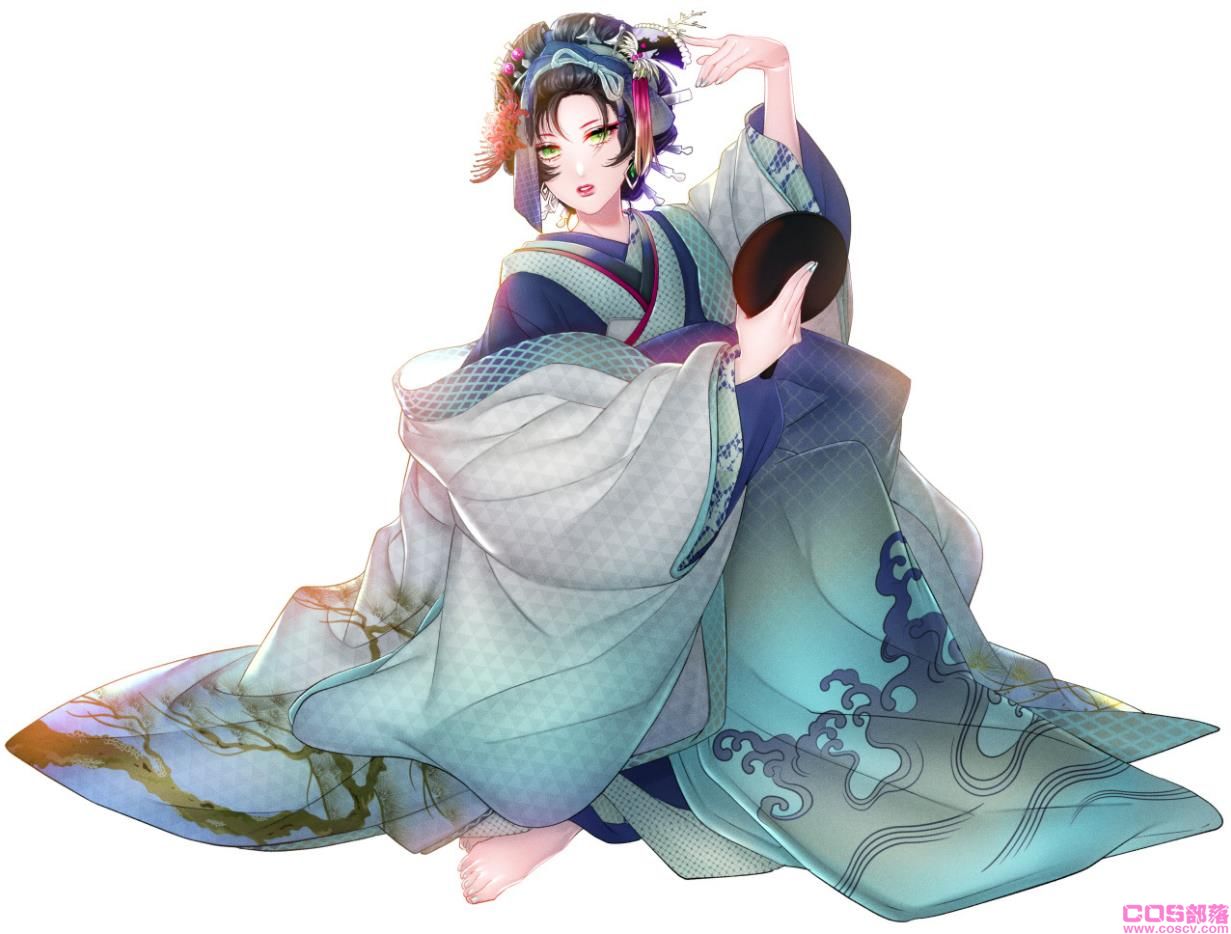 [Pixiv精选]于夜晚灿烂绽放。花魁插画特辑(图6)