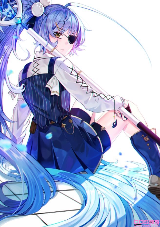 [Pixiv精选]目光如炬。眼罩女子插画特辑(图3)