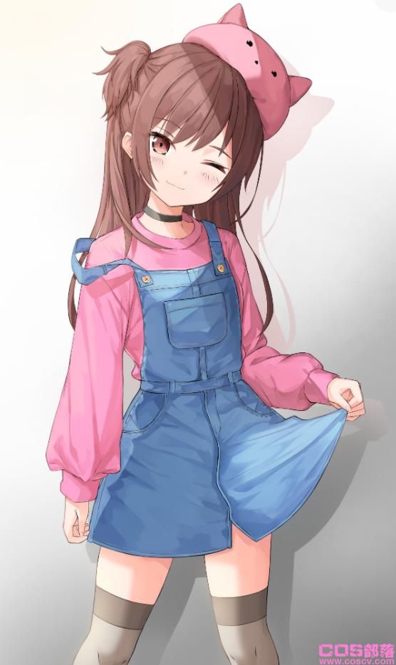 [Pixiv精选]杰出的功能性。背带裤、背带裙插画特辑(图2)