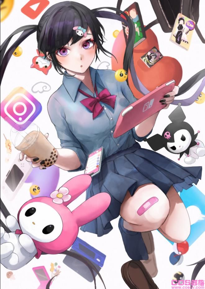 [Pixiv精选]疼痛不再来♡。创可贴女子插画特辑(图5)