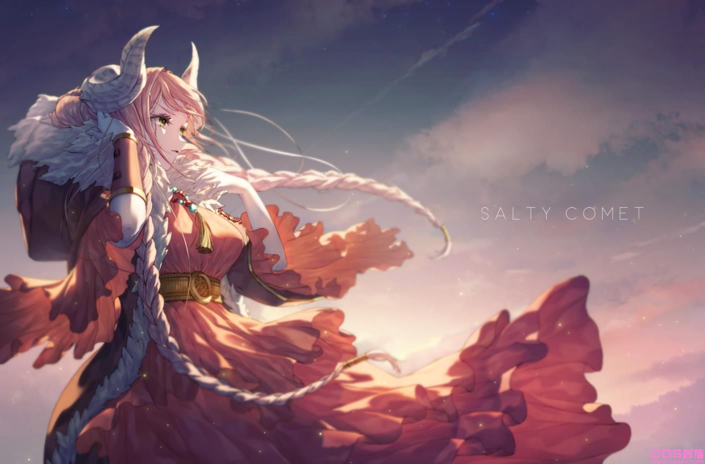 [Pixiv精选]朴素又可爱。麻花辫女孩插画特辑(图6)