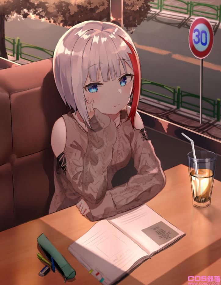 [Pixiv精选]稀疏的编织感正是魅力所在♡麻花毛衣插画特辑(图6)