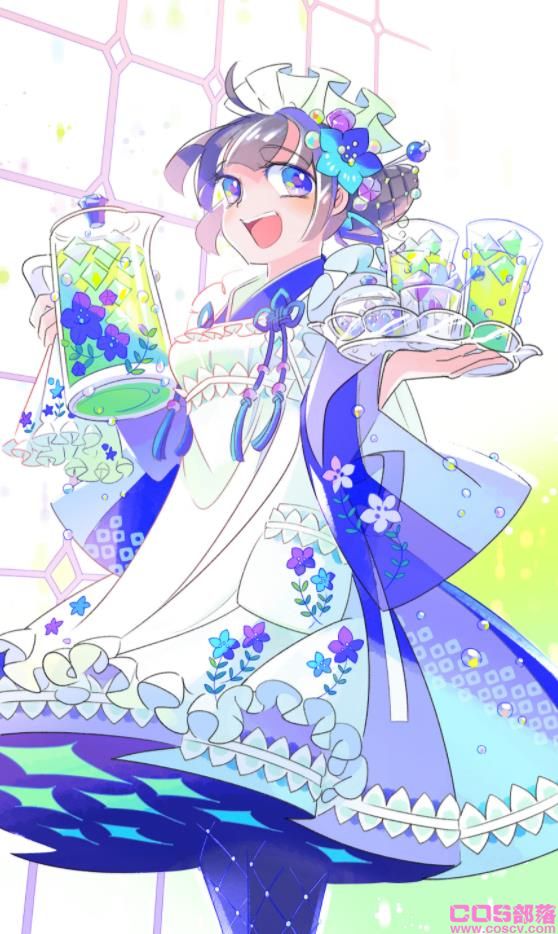 [Pixiv精选]和服与萝莉塔的完美结合♡和风萝莉塔插画特辑(图3)