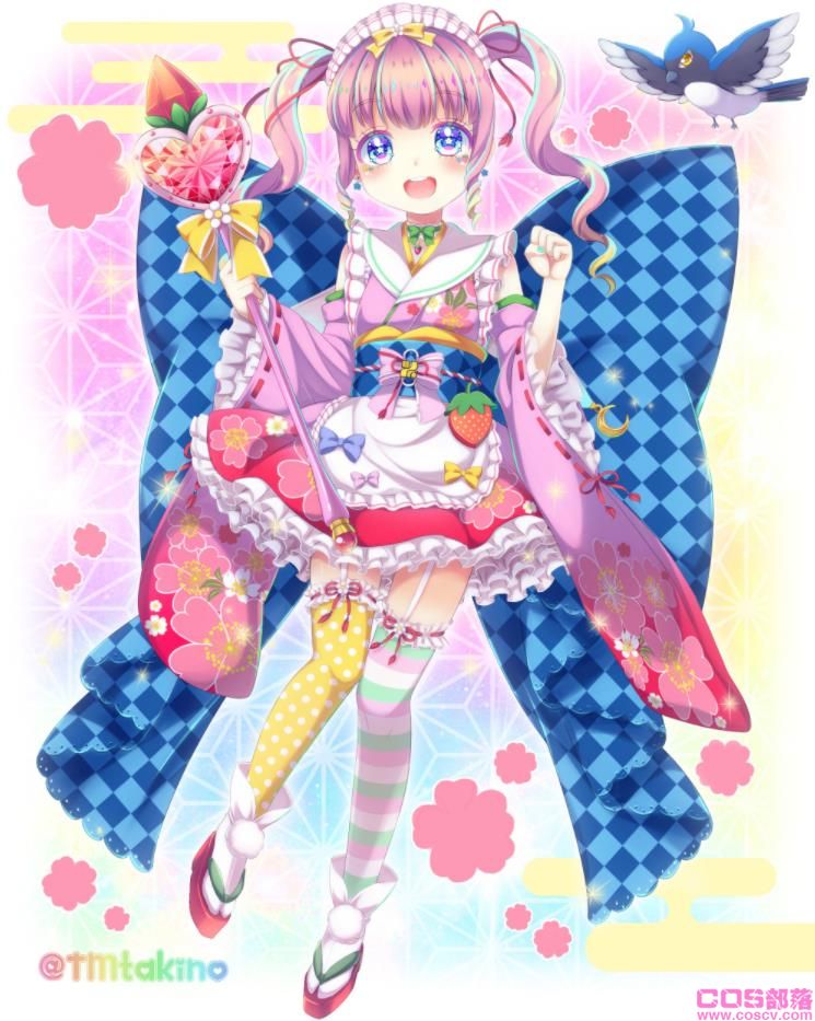 [Pixiv精选]和服与萝莉塔的完美结合♡和风萝莉塔插画特辑(图6)