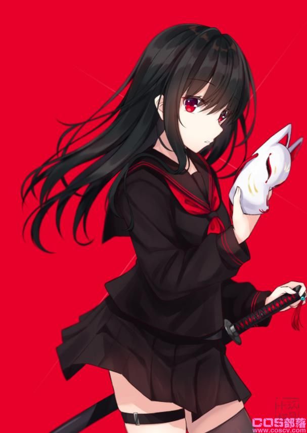 [Pixiv精选]你更爱哪款？黑VS白水手服插画特辑(图2)