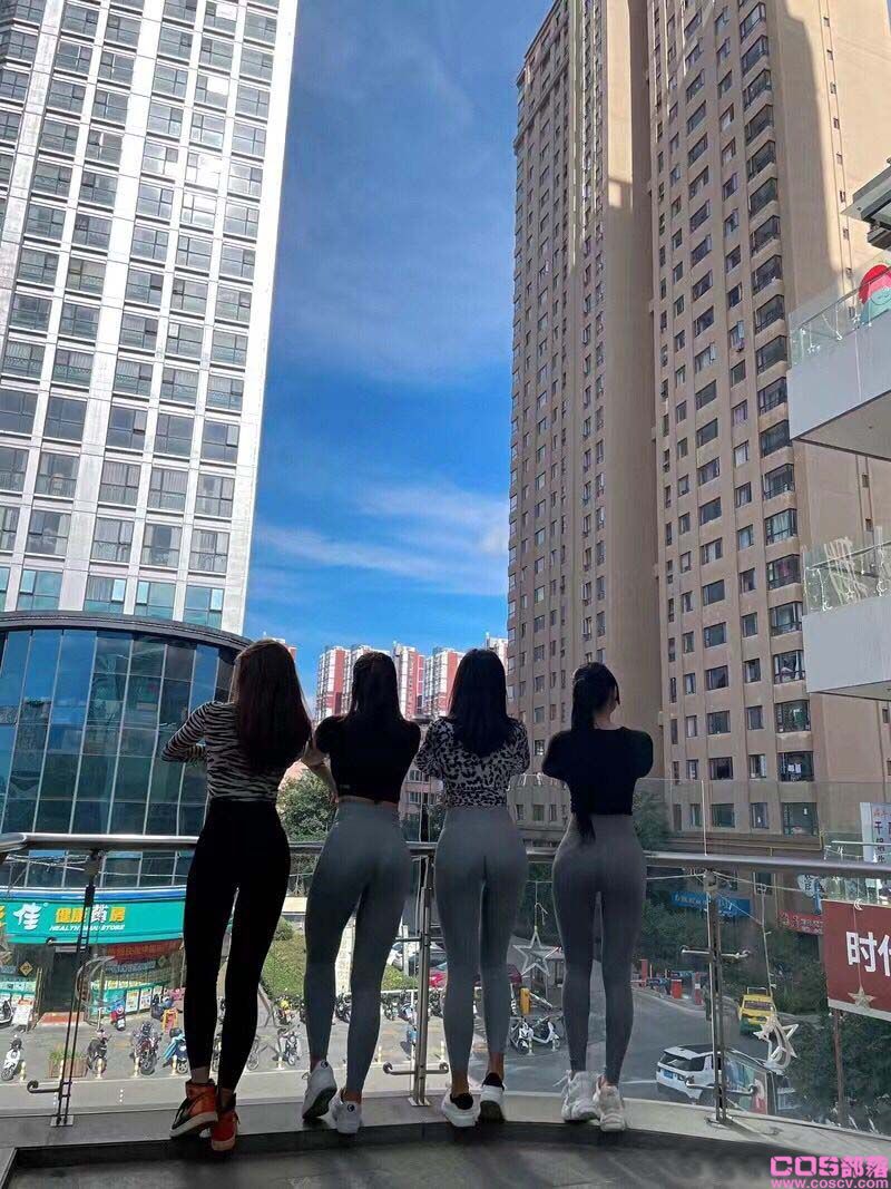 范斯蒂克健身裤女高腰提臀显瘦紧身弹力瑜伽裤(图2)