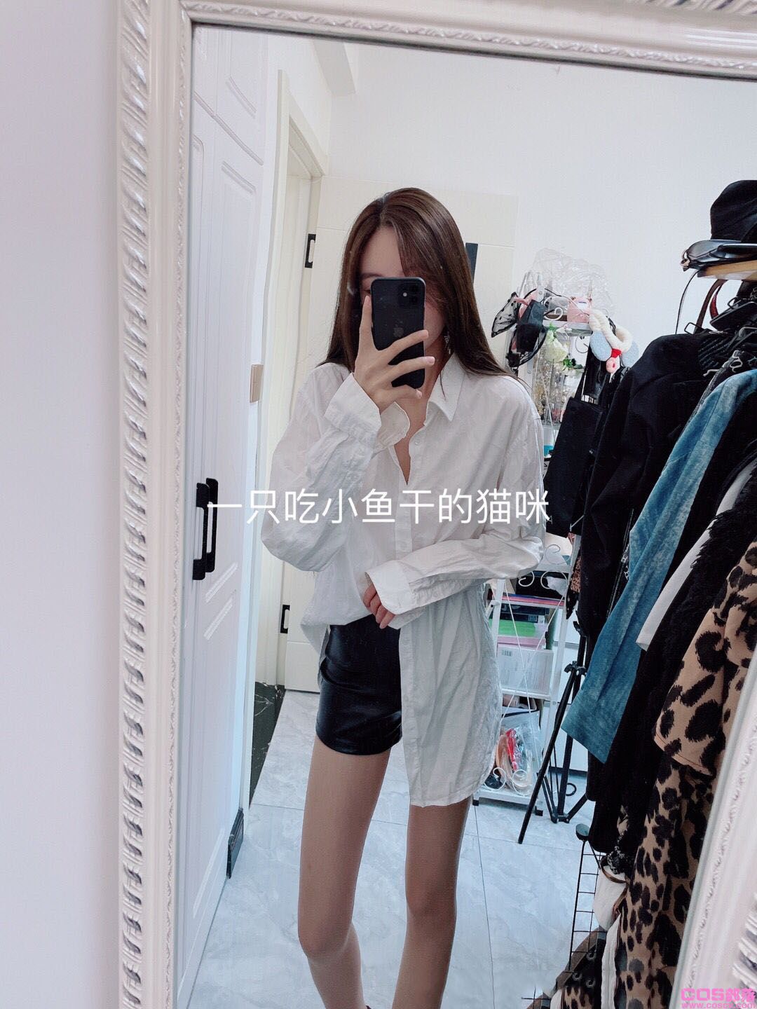 白衬衫 本人实拍 纯棉布面料(图4)