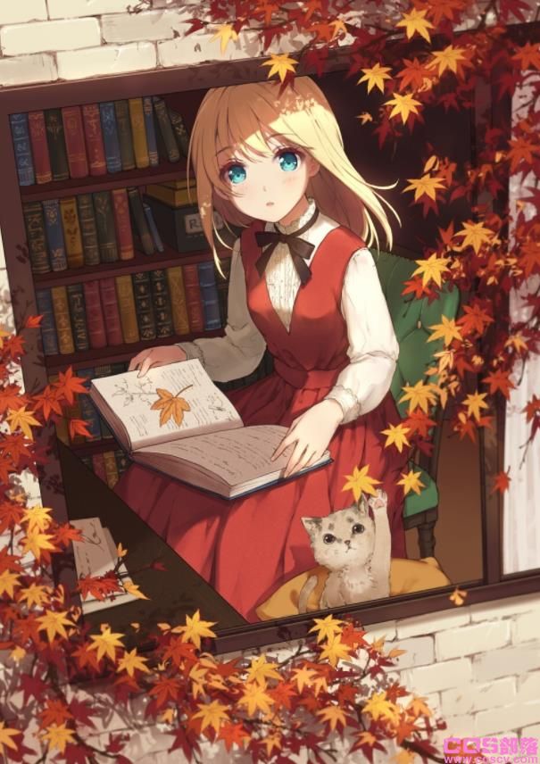 [Pixiv精选]染上美艳的红。红叶插画特辑(图3)