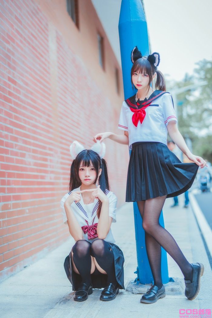 罗利风COS 桜桃喵&疯猫ss - JK百合2【31P/349MB】(图3)