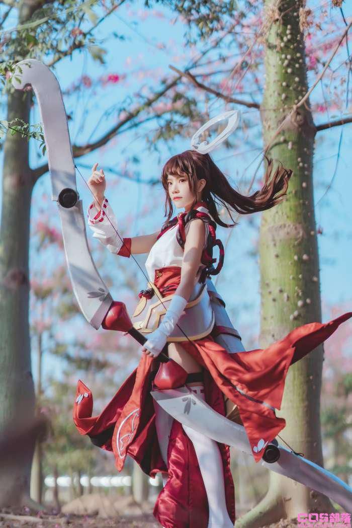 网紅Coser@桜桃喵 - 王者荣耀 伽罗COS【32P/655MB】(图2)