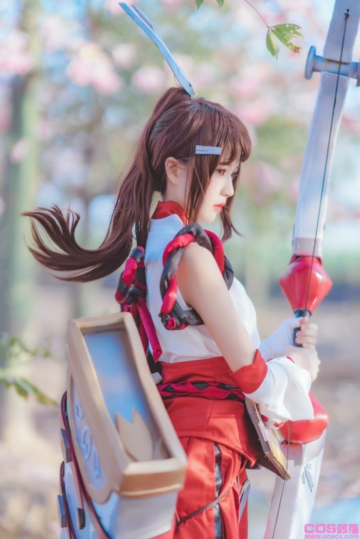 网紅Coser@桜桃喵 - 王者荣耀 伽罗COS【32P/655MB】(图3)