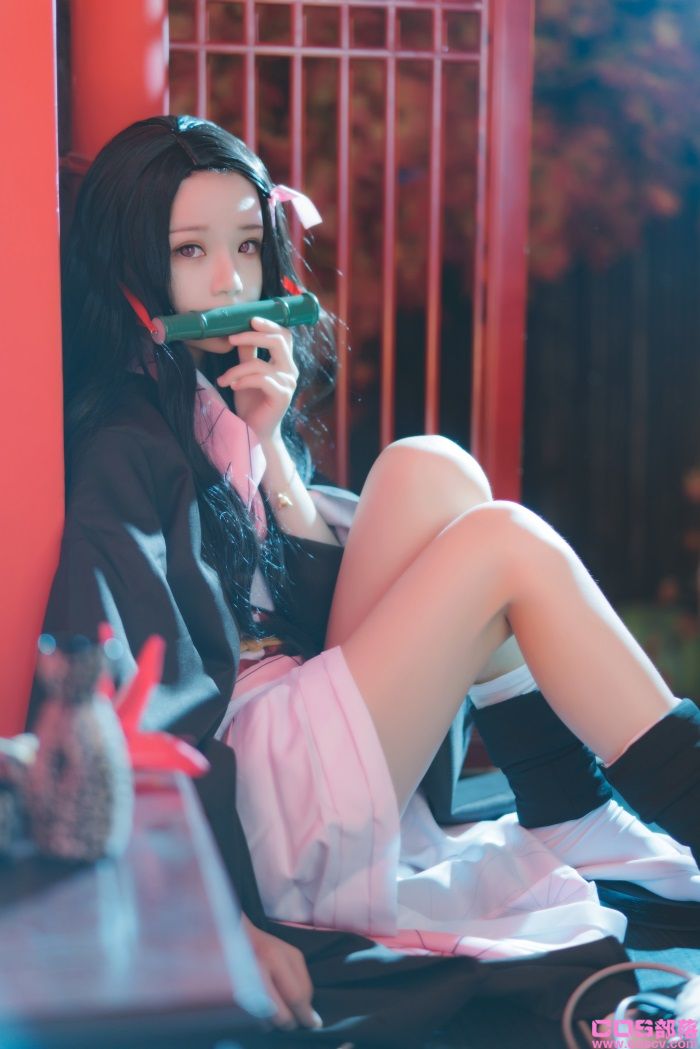 人气动漫Coser@桜桃喵 - 灶门祢豆子【21P/528MB】(图1)