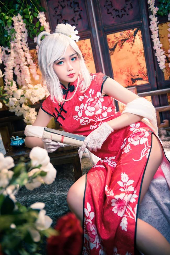 VOCALOID 洛天依cosplay Cn:琴羽(图2)