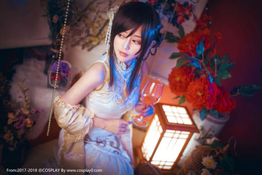 旗袍女神奇迹暖暖 御姐范极品尤物Cosplay图片(图5)