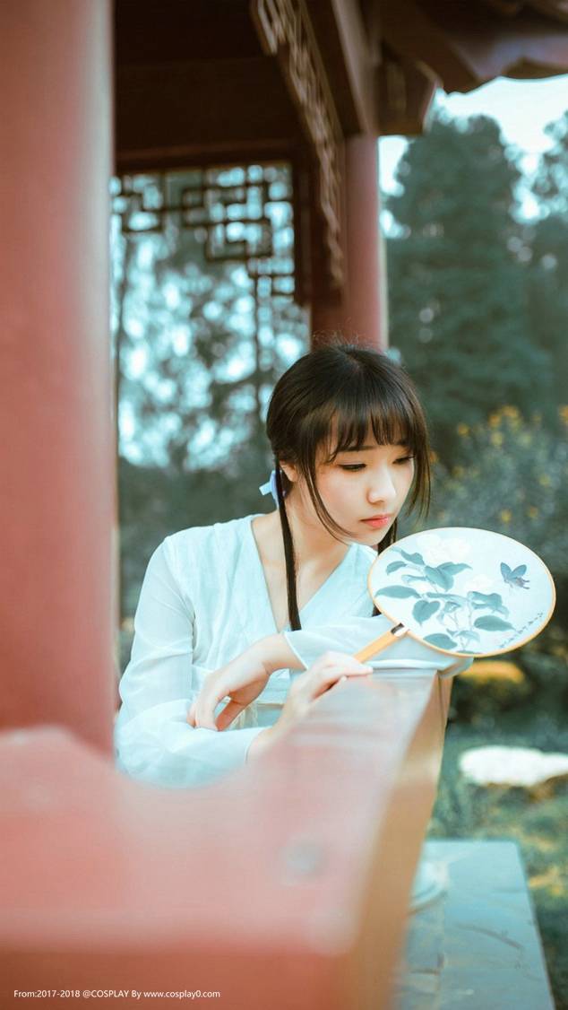 美媛馆清纯美少女萌妹子汉服Cosplay古风(图6)